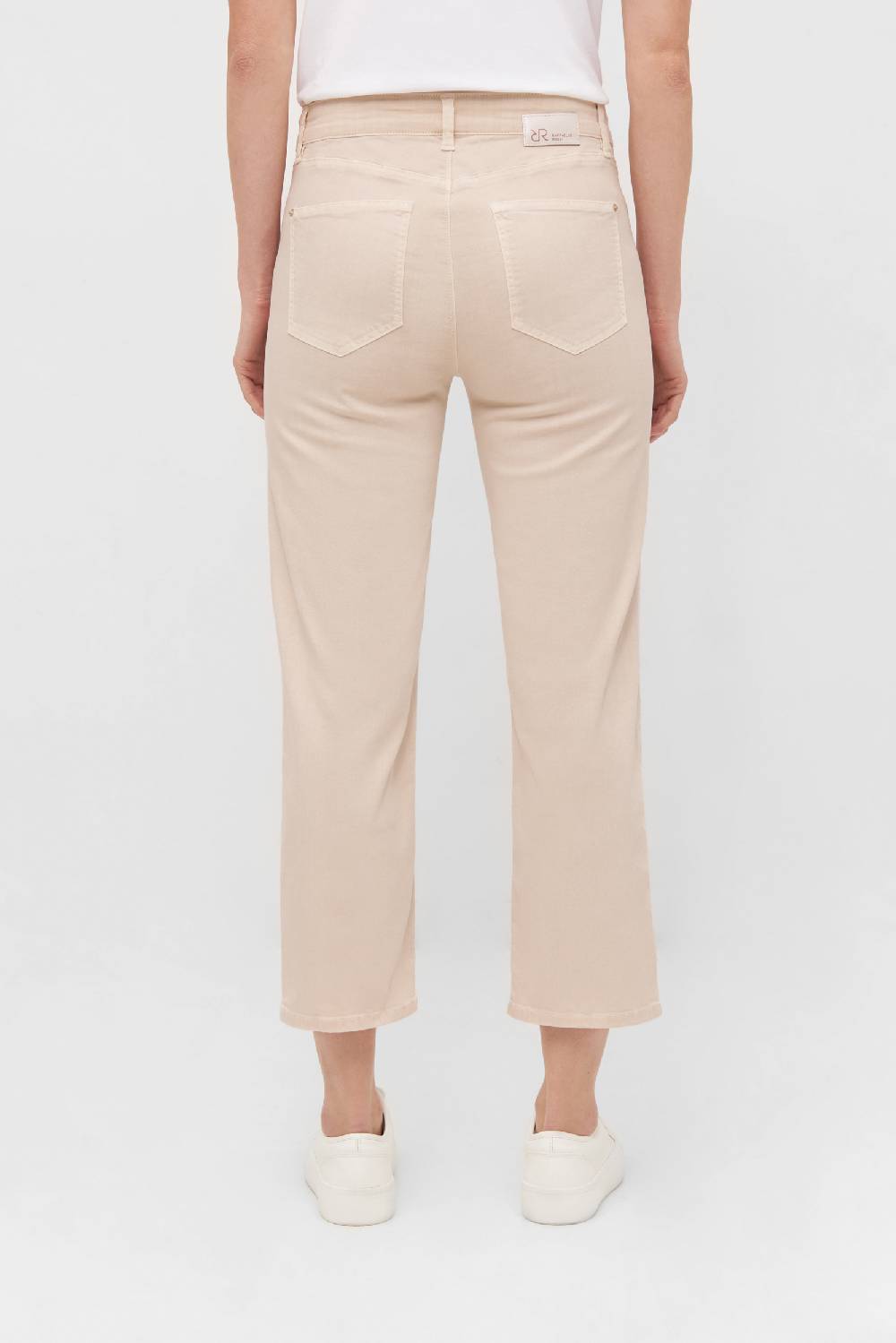 Raffaello Rossi 5-Pocket Straight verkürzt -6/8 Mid Waist beige: LEYLE 6/8 Begrenztes Angebot