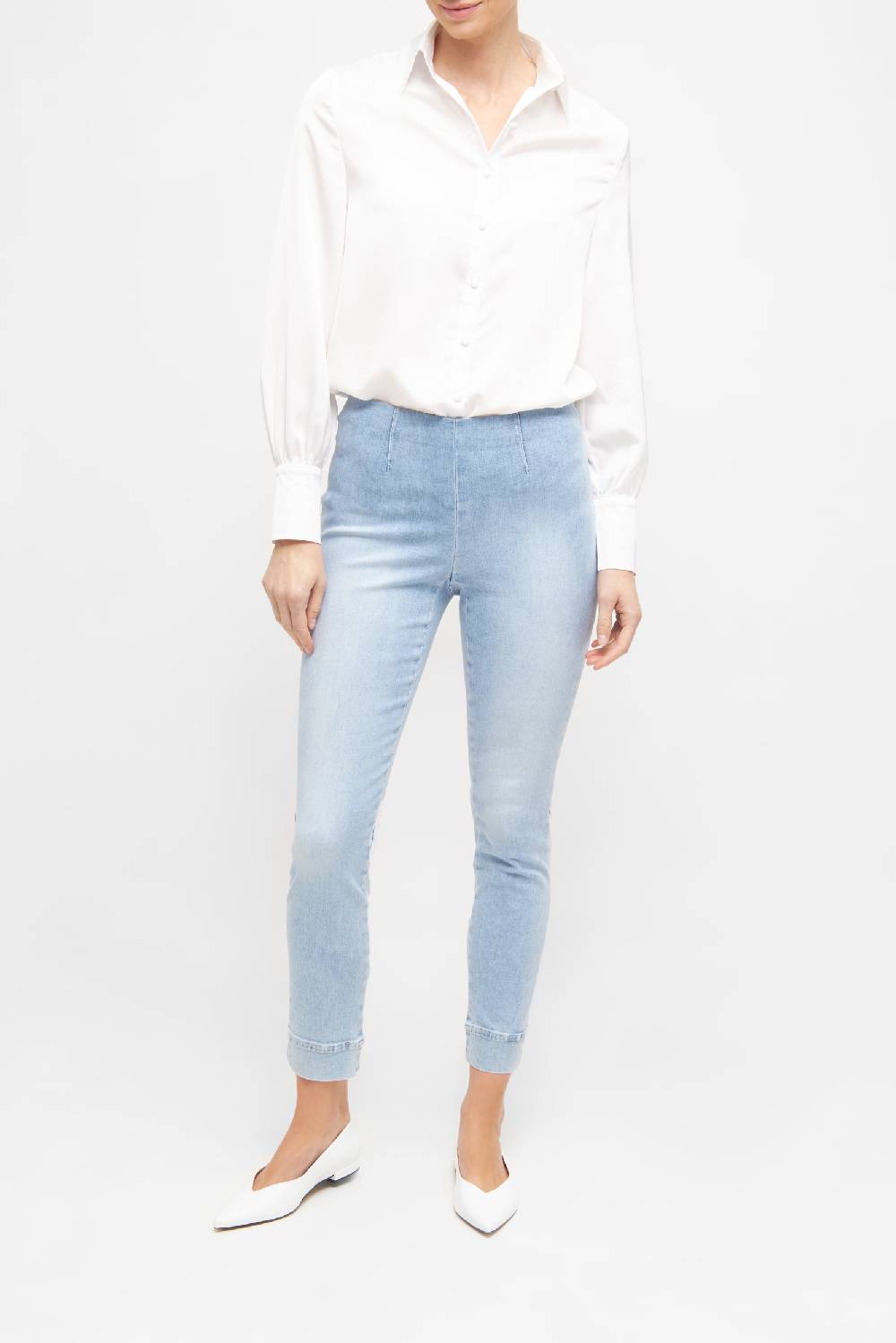 Raffaello Rossi Leggins Slim verkürzt -7/8 Low Waist grau: PENNY Exklusivangebot