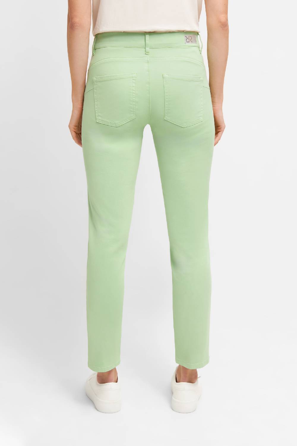 Raffaello Rossi 5-Pocket Slim verkürzt -7/8 Low Waist grün: SUZY Preisnachlass