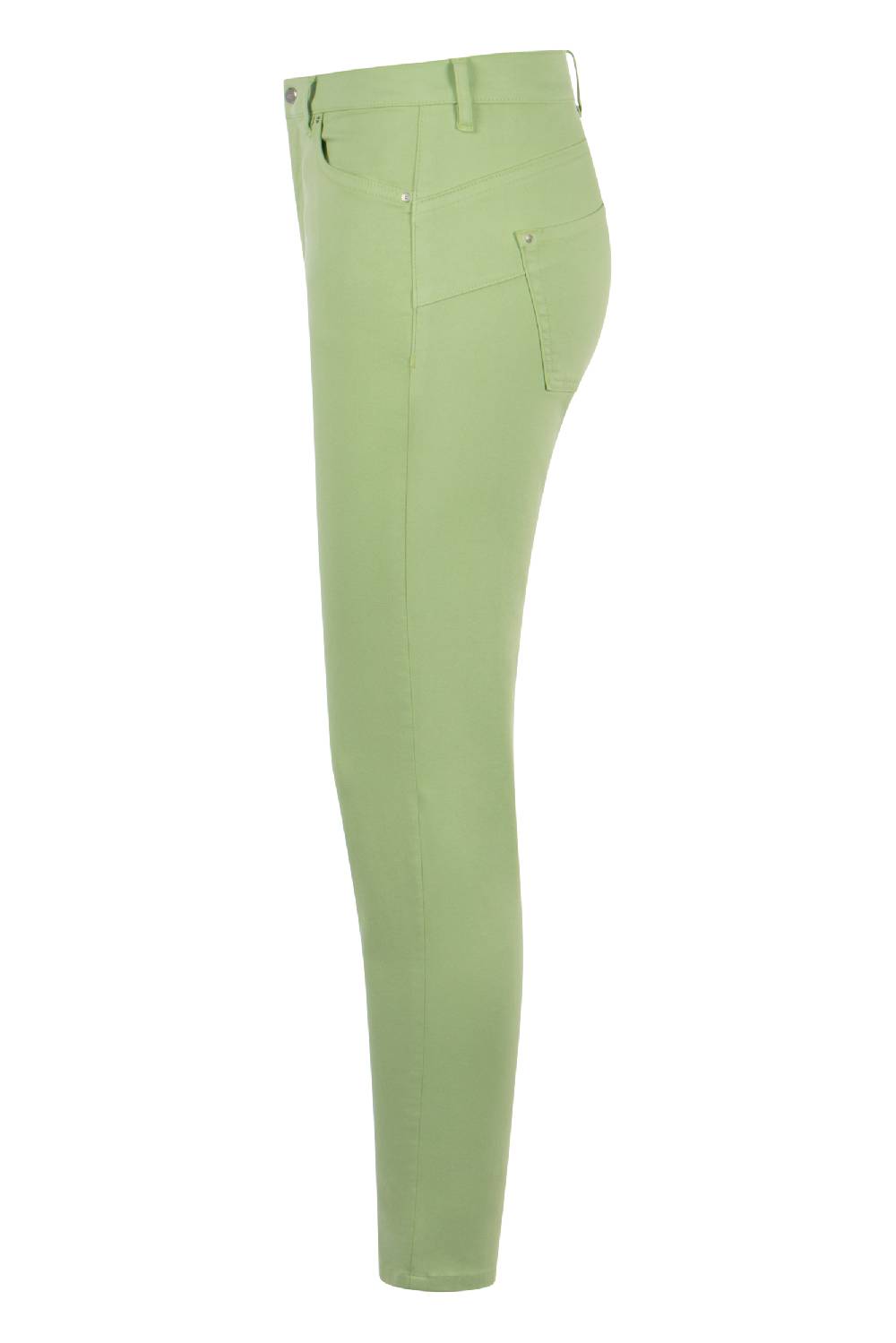 Raffaello Rossi 5-Pocket Slim verkürzt -7/8 Low Waist grün: SUZY Preisnachlass