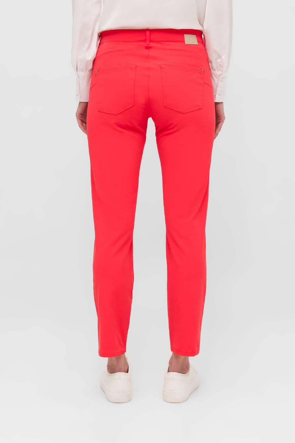 Raffaello Rossi 5-Pocket Slim verkürzt -7/8 Low Waist rot: SUZY Black Friday