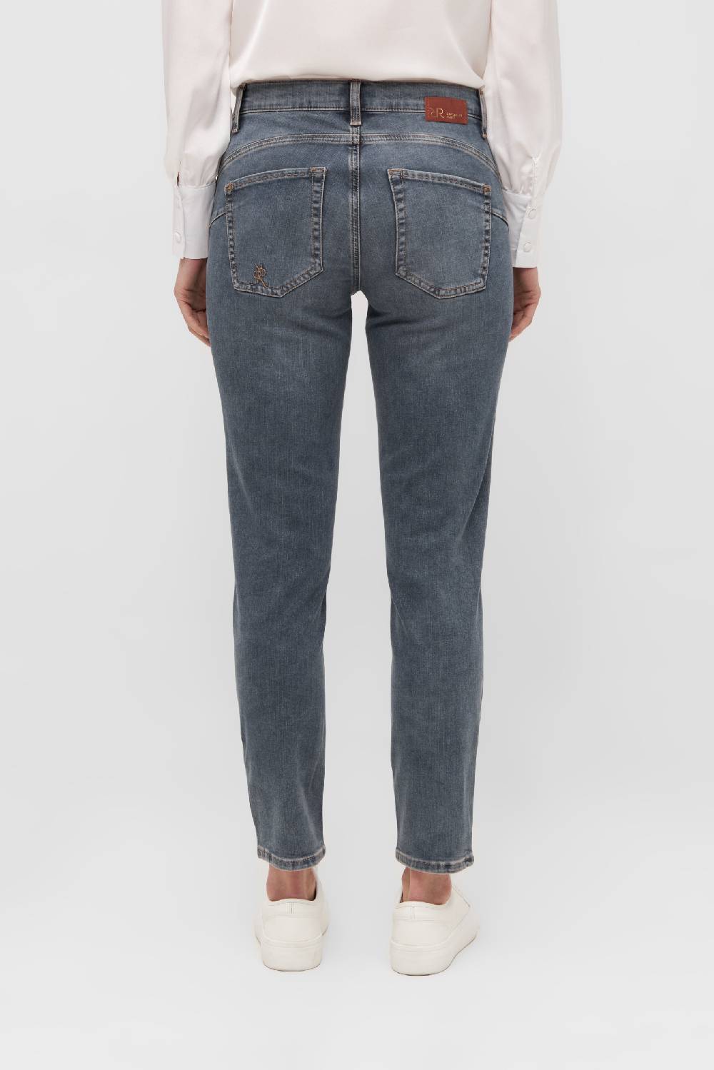 Raffaello Rossi 5-Pocket Slim lang Low Waist grau: SUZY Cyber Monday