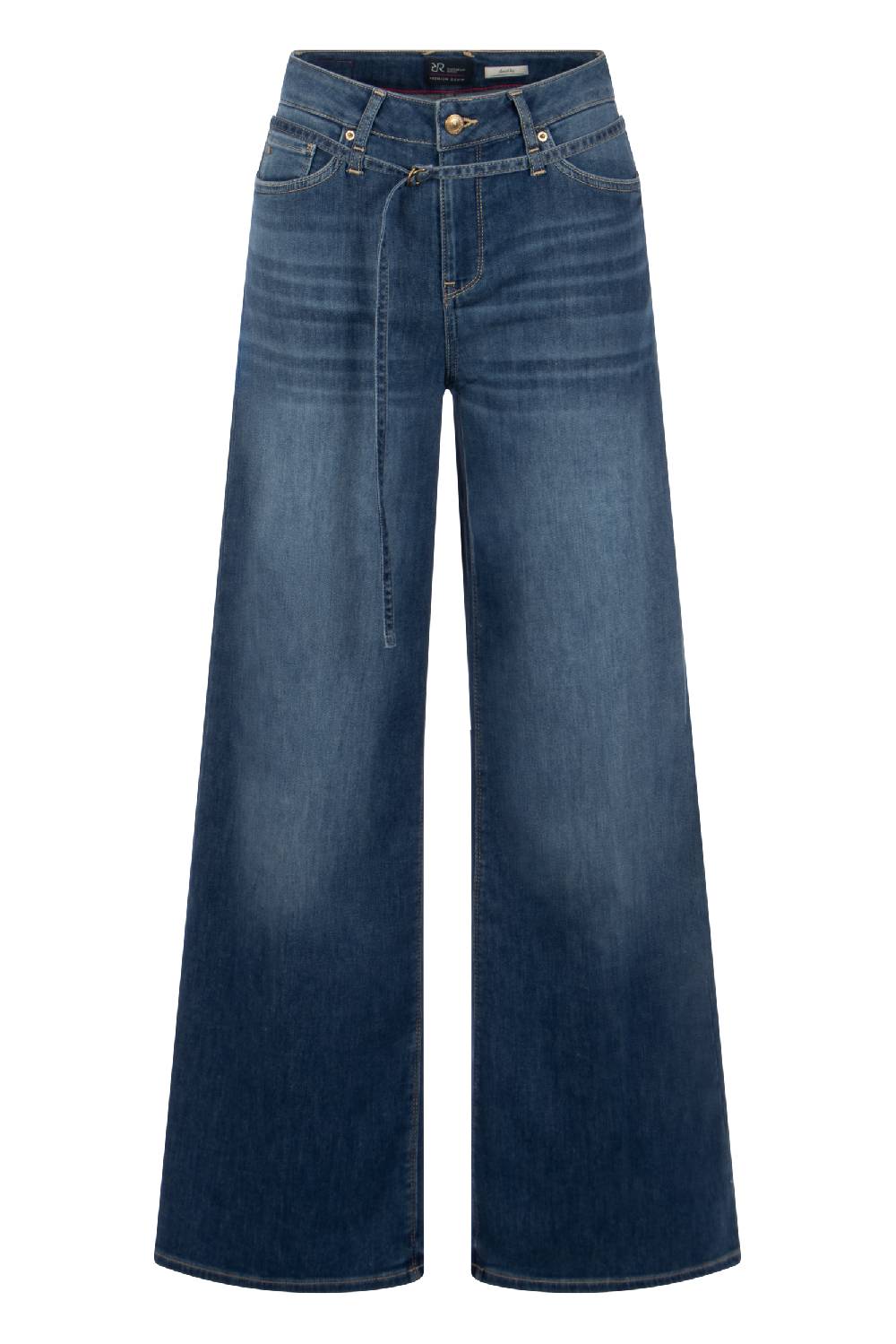 Raffaello Rossi 5-Pocket Wide Leg lang High Waist blau: SVENTY B Weihnachtsangebot