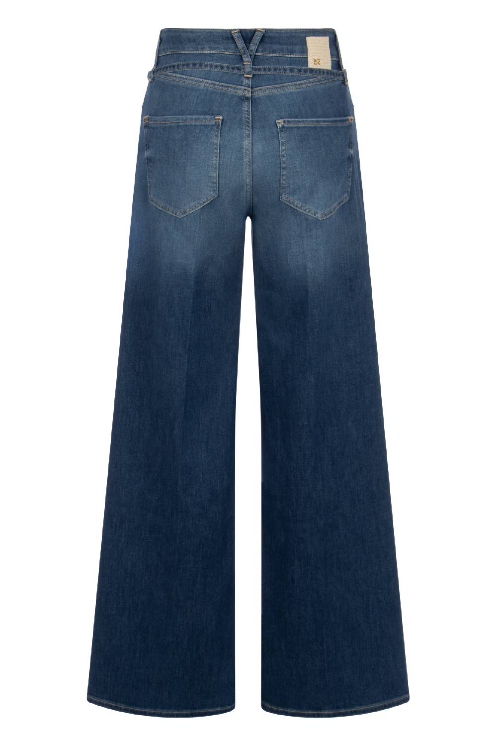 Raffaello Rossi 5-Pocket Wide Leg lang High Waist blau: SVENTY B Weihnachtsangebot