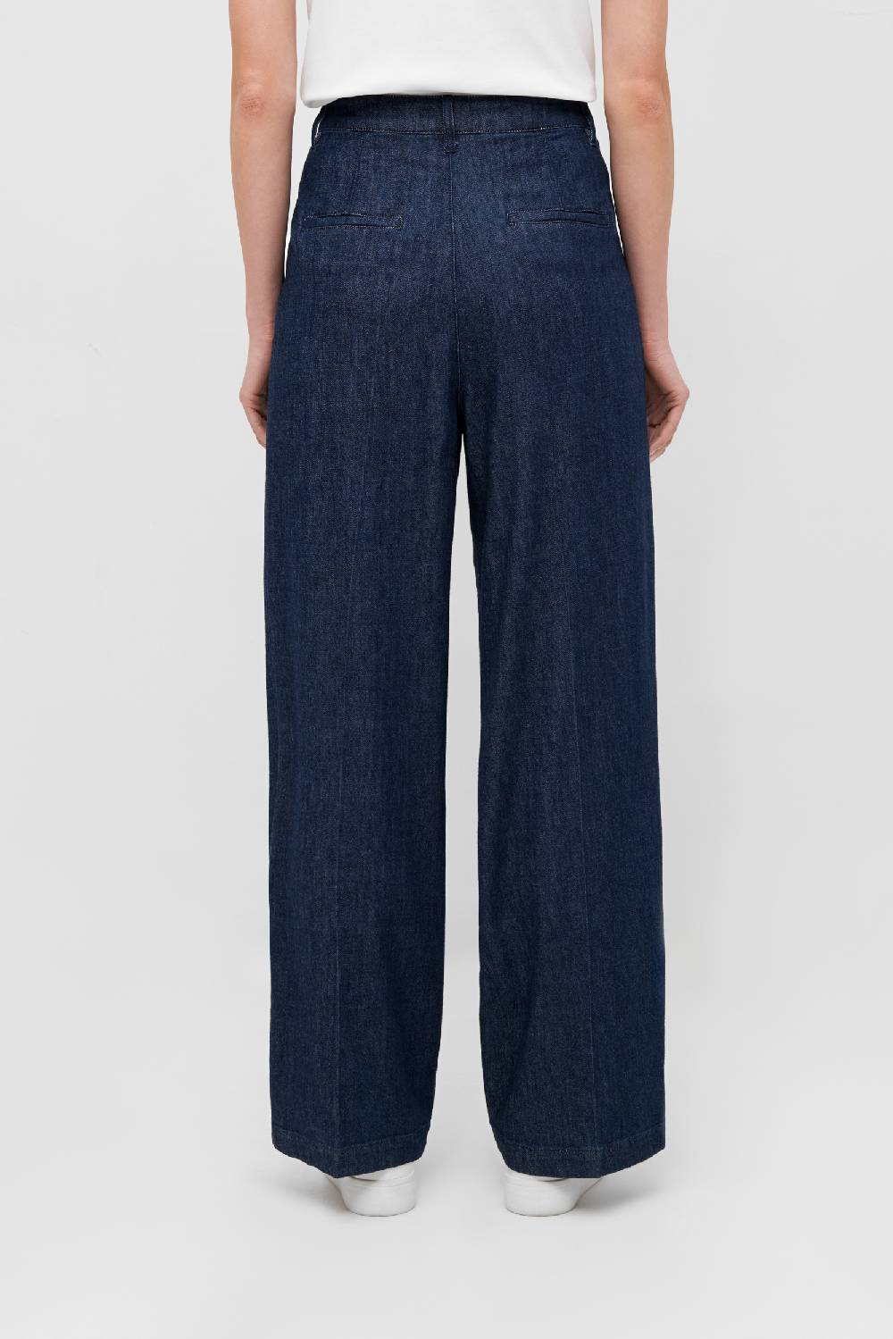 Raffaello Rossi 5-Pocket Wide Leg lang High Waist blau: TARA Osterangebot