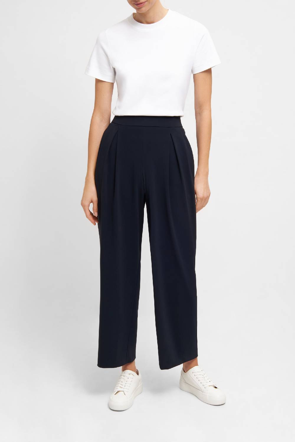 Raffaello Rossi Marlenehose Wide Leg lang High Waist schwarz: ABETA Jubiläumsangebot