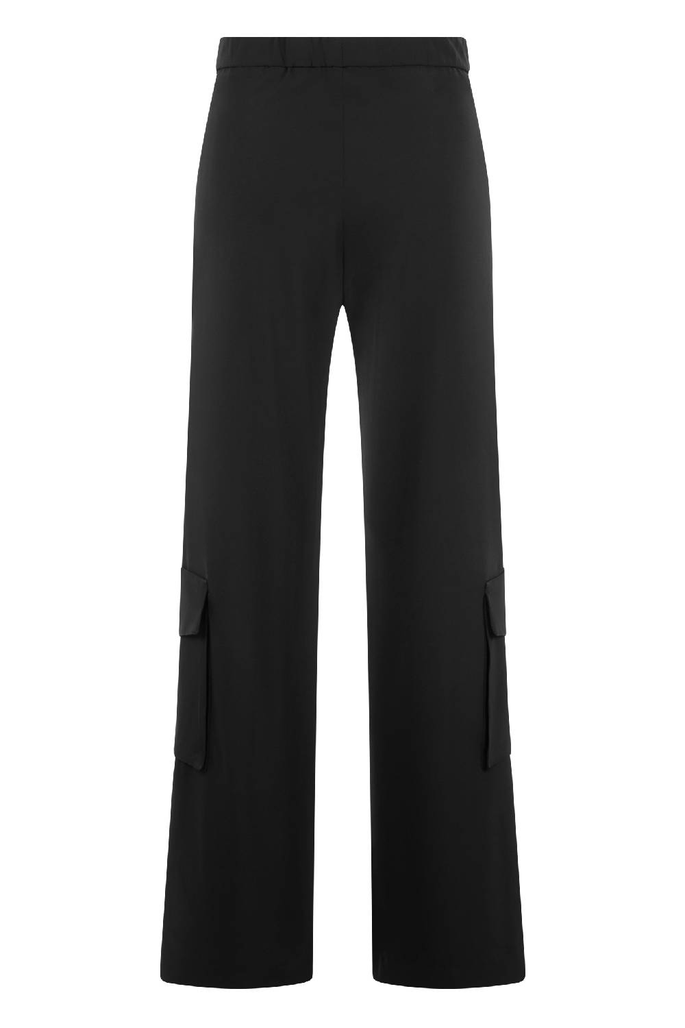Raffaello Rossi Cargo Wide Leg lang High Waist schwarz: ALMA Lagerräumung