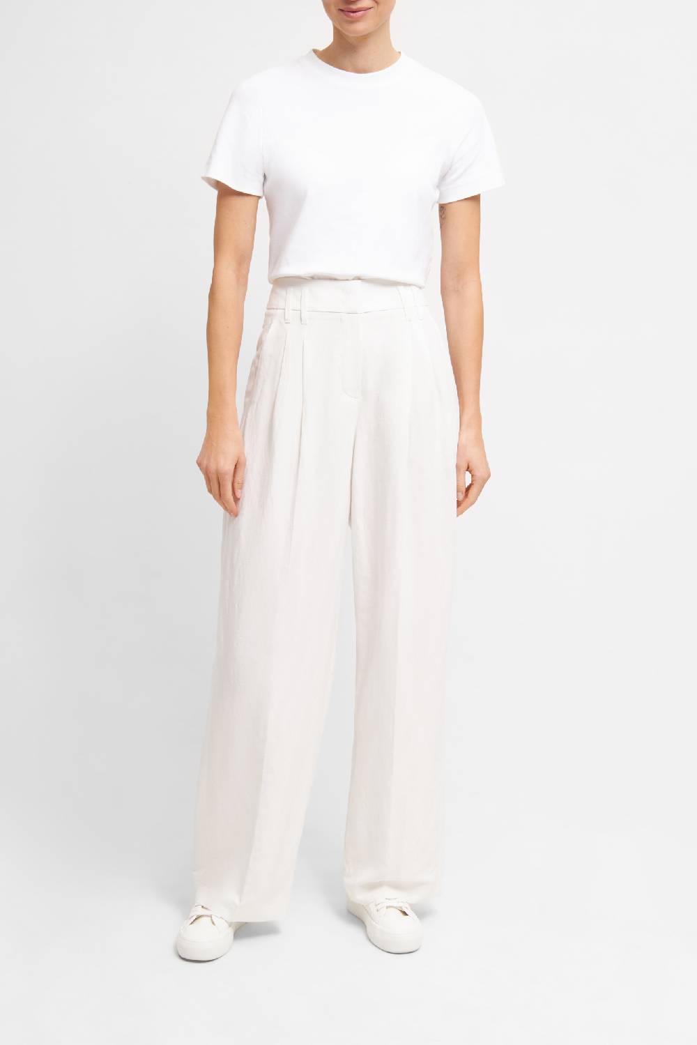 Raffaello Rossi Marlenehose Wide Leg lang High Waist beige: MAYLA Top Angebot