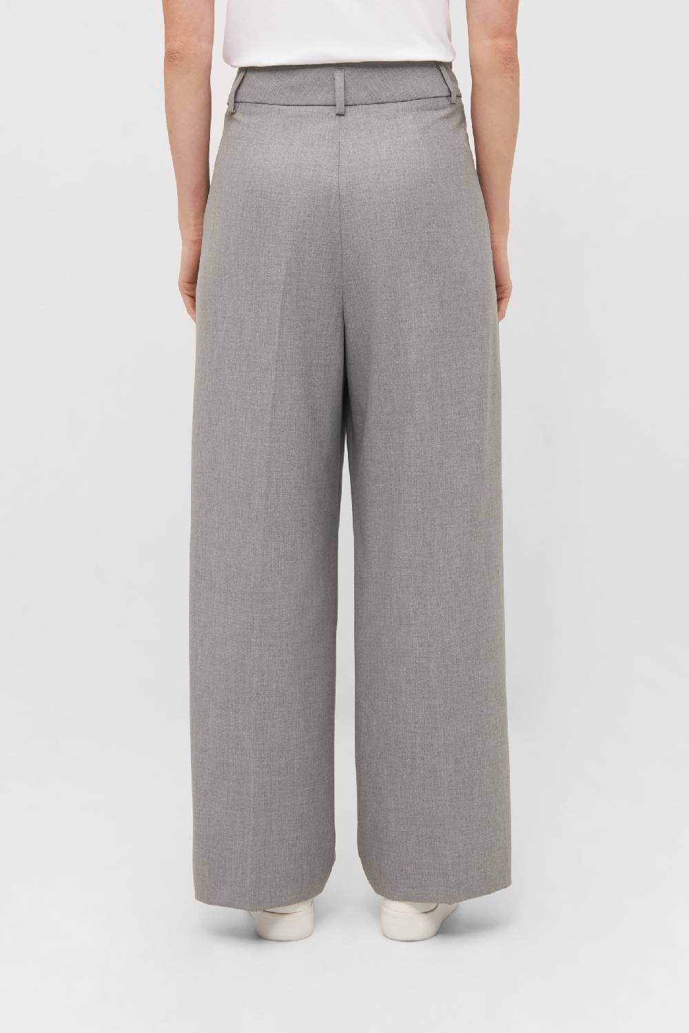Raffaello Rossi Bundfaltenhose Wide Leg lang High Waist grau: MAYLA Neueste Mode