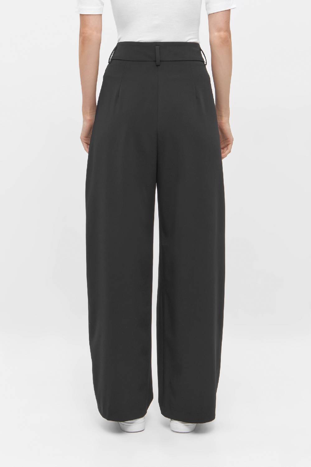 Raffaello Rossi Bundfaltenhose Wide Leg lang High Waist schwarz: MAYLA VIP-Rabatte