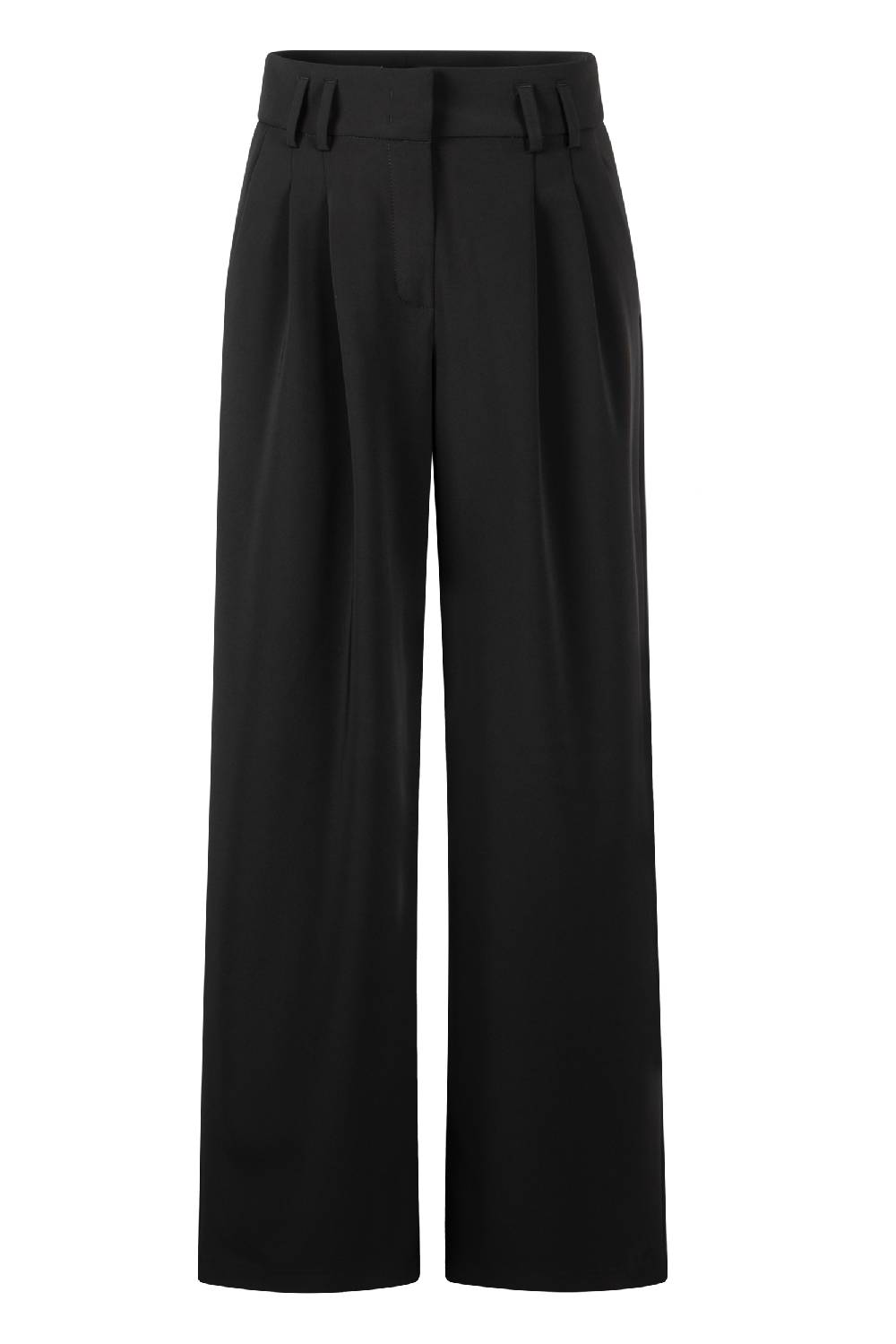Raffaello Rossi Bundfaltenhose Wide Leg lang High Waist schwarz: MAYLA VIP-Rabatte