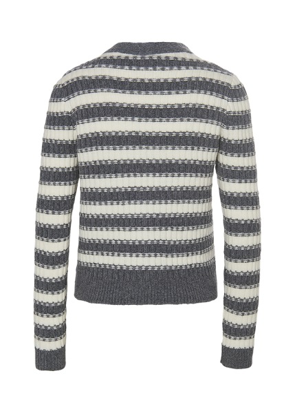 Riani GESTREIFTER CARDIGAN AUS COSY KNIT Bis zu 60% Rabatt