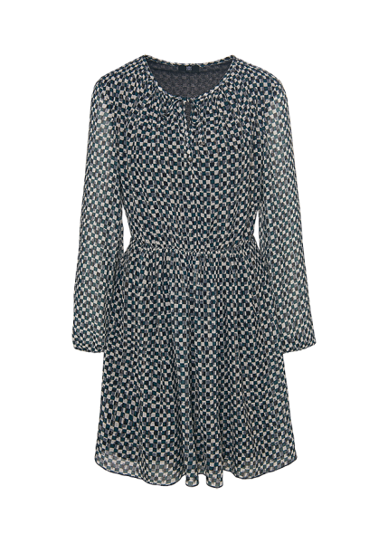 Riani KLEID MIT CHECKERS PRINT Kostenloser Versand international