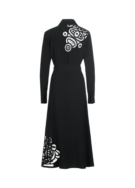 Riani KLEID MIT MACRAMÉ-STICKEREI Fabrikladen