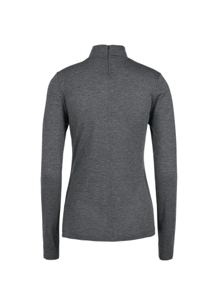 Riani STEHKRAGEN-SHIRT AUS GLAM GREY JERSEY Begrenztes Angebot