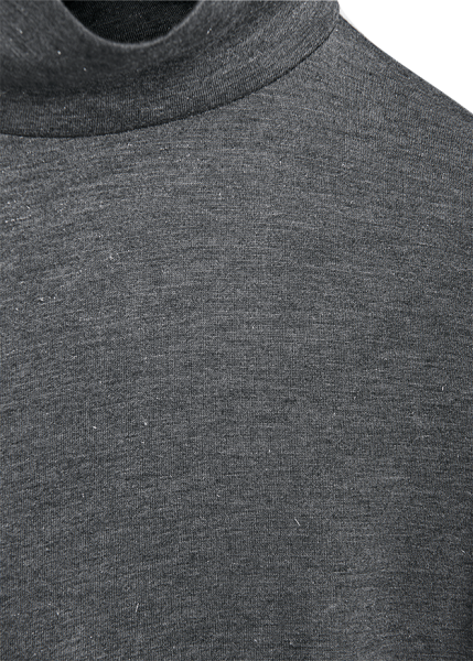 Riani STEHKRAGEN-SHIRT AUS GLAM GREY JERSEY Begrenztes Angebot