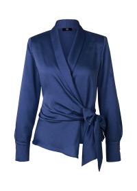 Riani WICKELBLUSE AUS HAMMERED SATIN Blitzangebot