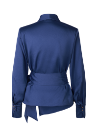 Riani WICKELBLUSE AUS HAMMERED SATIN Blitzangebot