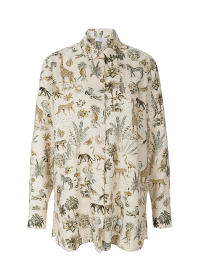 Riani BLUSE MIT SAFARINO PRINT Rabatte dieses Monats