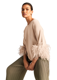 Riani GESTRICKTES LONGSLEEVE MIT FEDERN Outlet