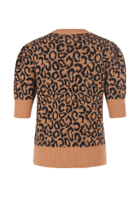 Riani KURZARM-PULLOVER MIT OCELOT PRINT Valentinstagsangebot