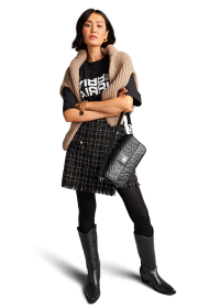 Riani MINIROCK MIT TWEED CHECK Kauf eins, bekomm eins gratis