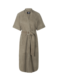 Riani LEDERKLEID MIT GÜRTEL Heißer Verkauf