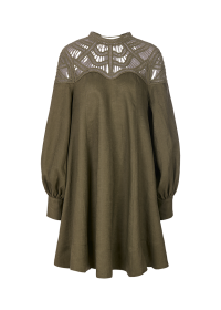 Riani LEINENKLEID MIT MACRAMÉDETAIL Bis zu 50% Rabatt