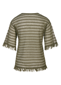 Riani SHIRT AUS LINEN MIX MIT FRANSEN Günstig kaufen