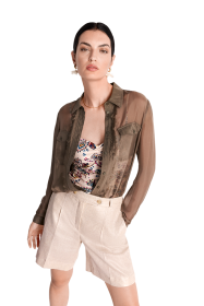 Riani SHORTS AUS LAMINA LINEN Nur für heute