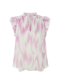 Riani ÄRMELLOSE BLUSE MIT IKAT PRINT Verkauf