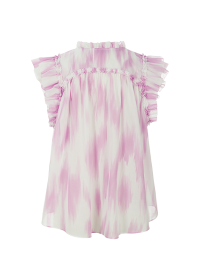 Riani ÄRMELLOSE BLUSE MIT IKAT PRINT Verkauf