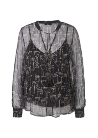 Riani BLUSE MIT COCKTAIL PRINT Online Shopping