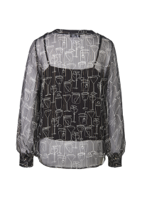 Riani BLUSE MIT COCKTAIL PRINT Online Shopping