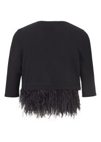 Riani CROPPED CARDIGAN MIT FEDERN Jubiläumsangebot