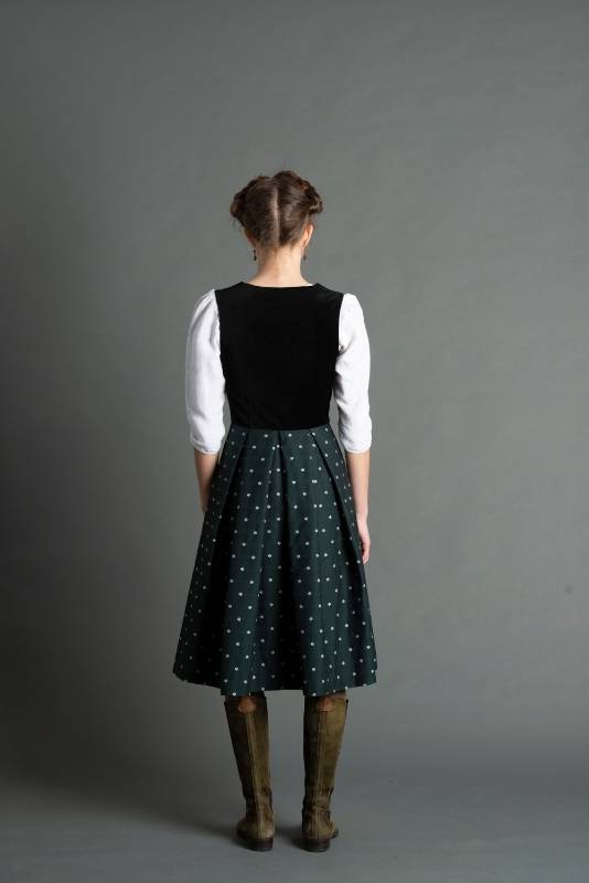 Rockmacherin Katha Dirndl schwarz/ weiß Riesige Ersparnisse