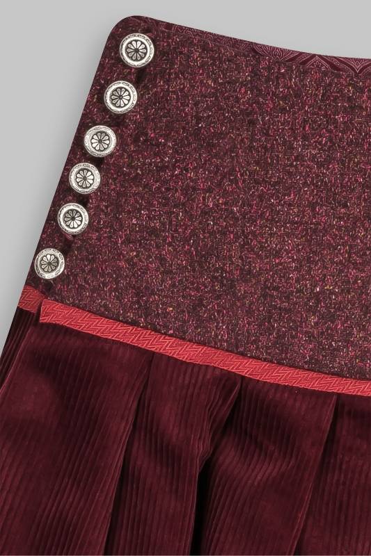 Rockmacherin Zibeba Trachtenrock mit überraschend weichem Baumwoll-Cord 50% Rabatt mit kostenlosem Versand