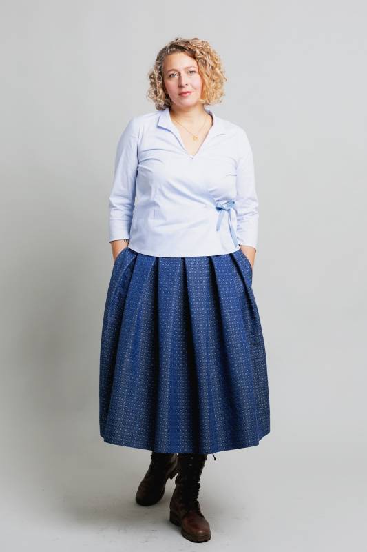 Rockmacherin Amdog Wadenlanger Trachtenrock mit edelem Jacquard aus Baumwollmischung Begrenzt auf 3 Tage