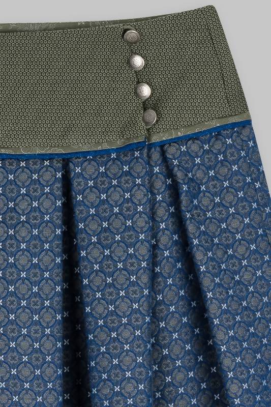 Rockmacherin Amdog Wadenlanger Trachtenrock mit edelem Jacquard aus Baumwollmischung Begrenzt auf 3 Tage