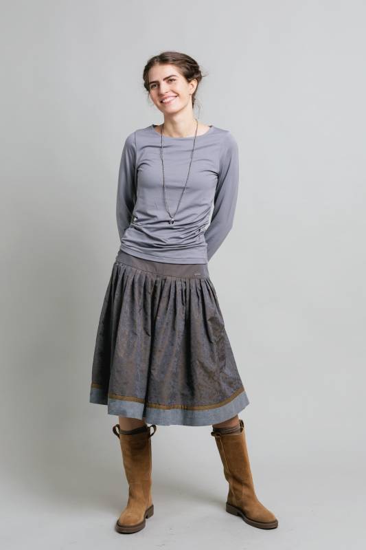 Rockmacherin Malou Langarm-Shirt mit Raffung Meist gekauft