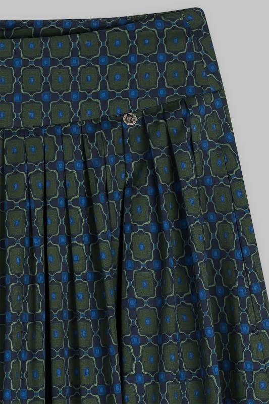 Rockmacherin Kalo Wadenlanger Rock mit Print und zwei Taschen Limitierter Zeitrabatt