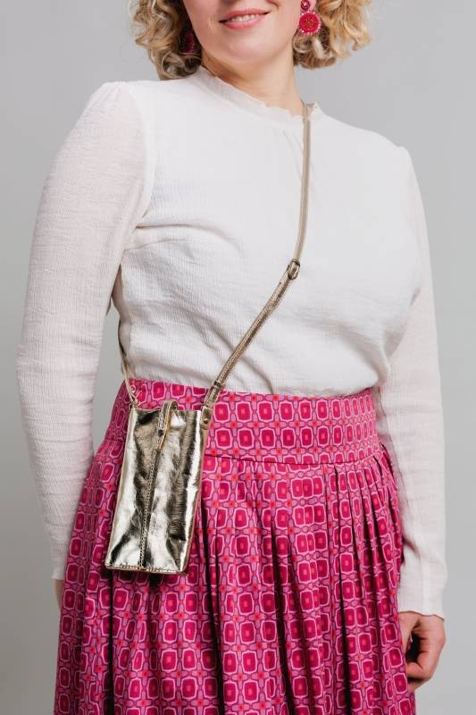 Rockmacherin Kalo Wadenlanger Rock mit Print und zwei Taschen Fabrik Onlineshop