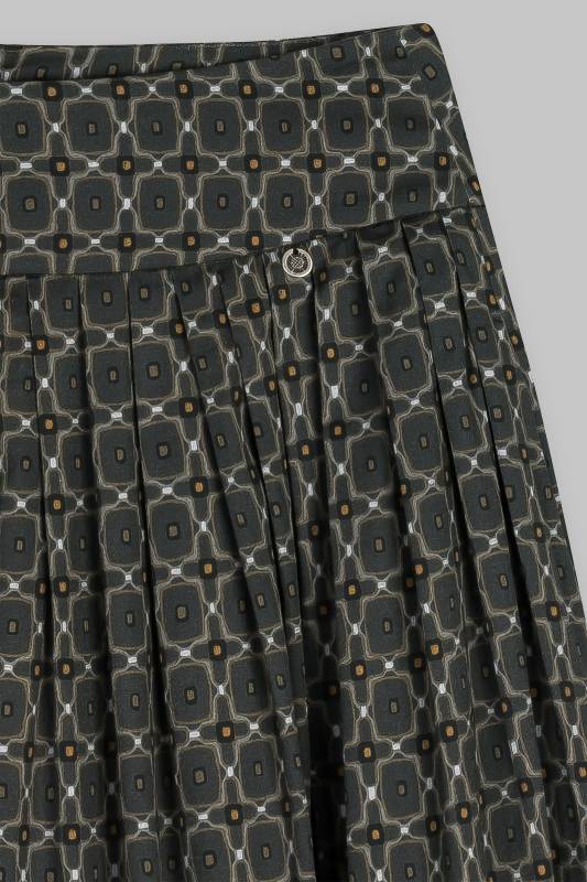 Rockmacherin Kalo Wadenlanger Rock mit Print und zwei Taschen Fabrikpreis
