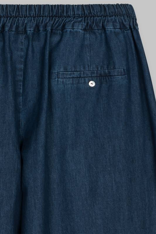 Rockmacherin Sempt Hosenrock aus weichem Denim mit Biesen und Gummizug Begrenztes Angebot