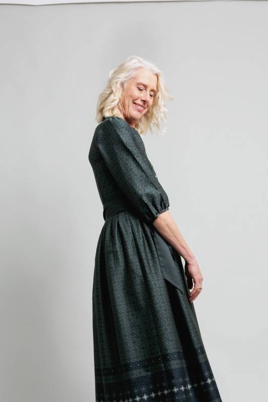 Rockmacherin Elena Vintagekleid mit Schärpe Preisnachlass