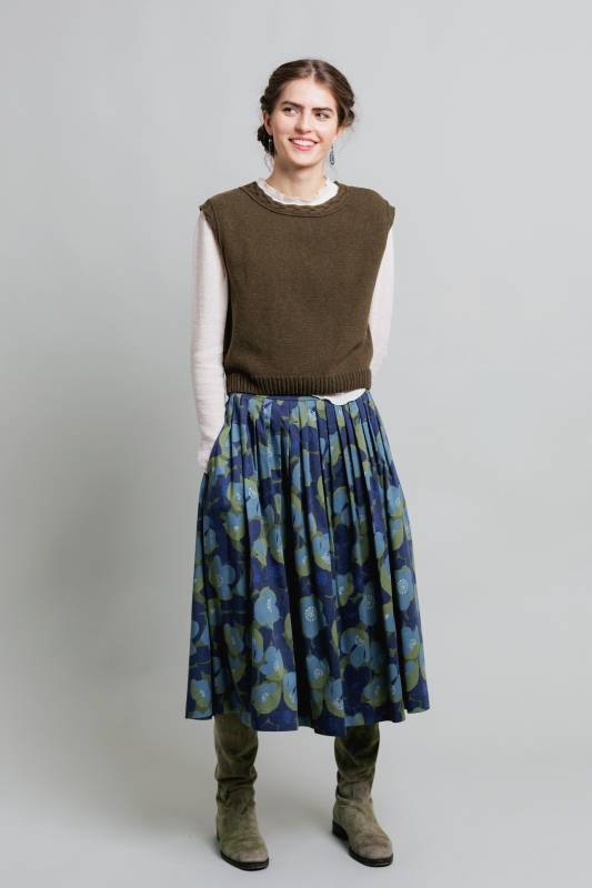 Rockmacherin Ottilie Trachtiger Strickpullunder kurz und gerade geschnitten Cyber Monday