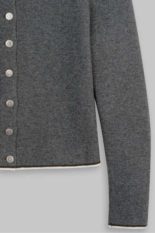 Rockmacherin Florentine Trachtenstrickjacke mit Stehkragen Valentinstagsangebot