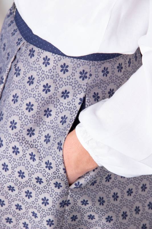 Rockmacherin Rock Münter grau blau im Angebot