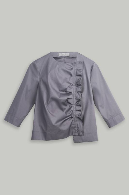Rockmacherin Lara Trachtenbluse mit asymetrischer Rüsche Preisnachlass
