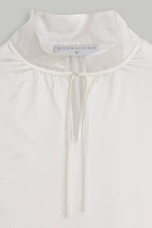 Rockmacherin Hilla Damenbluse oversized aus Viskosesatin Saisonschlussverkauf